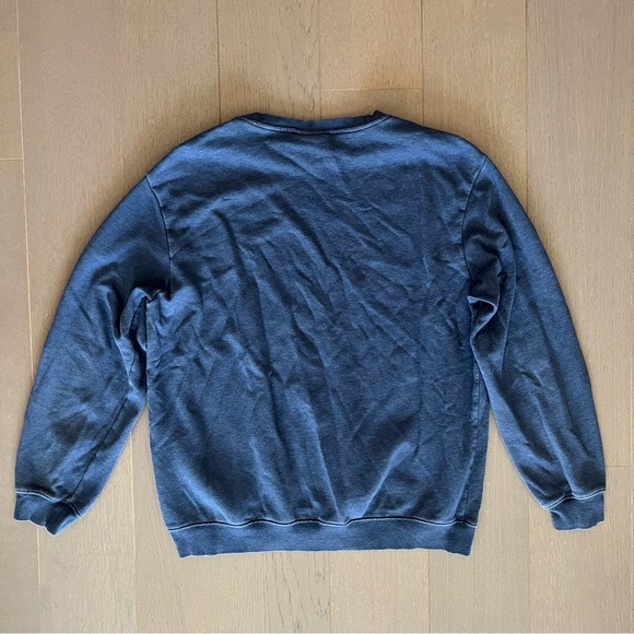 H&M Dark Blue Regular Fit Long Sleeve Sweatshirt - Picture 6 of 11